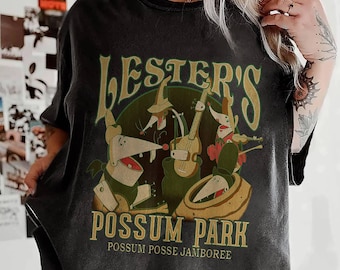 A Goofy Movie Lester's Possum Park T-Shirt, Lester'S Possum Park Retro T-shirt, Possum Posse Jamboree Tee, Disneyland Trip Family Outfits