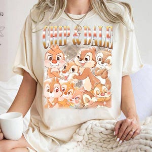 Chip and Dale Vintage Homage Shirt, Retro Disneyland Chip n Dale Bootleg Shirt,Chip and Dale Disneyland Family Vacation