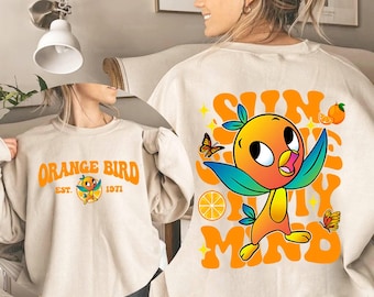 Vintage Epcot Orange Bird Shirt | Orange Bird Hello Sunshine Shirt | Family Vacation | Magic Kingdom Birthday Gifts For Her
