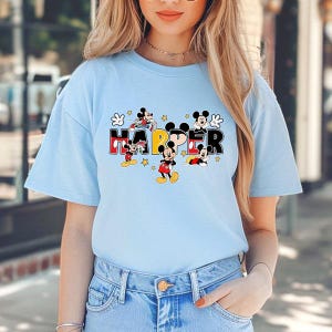 Custom Name Disneyland Mickey Mouse Shirt, Mickey Family Matching Shirts, Mom Dad Disneytrip Shirt, Personalized Mickey Mouse Birthday Tee image 10