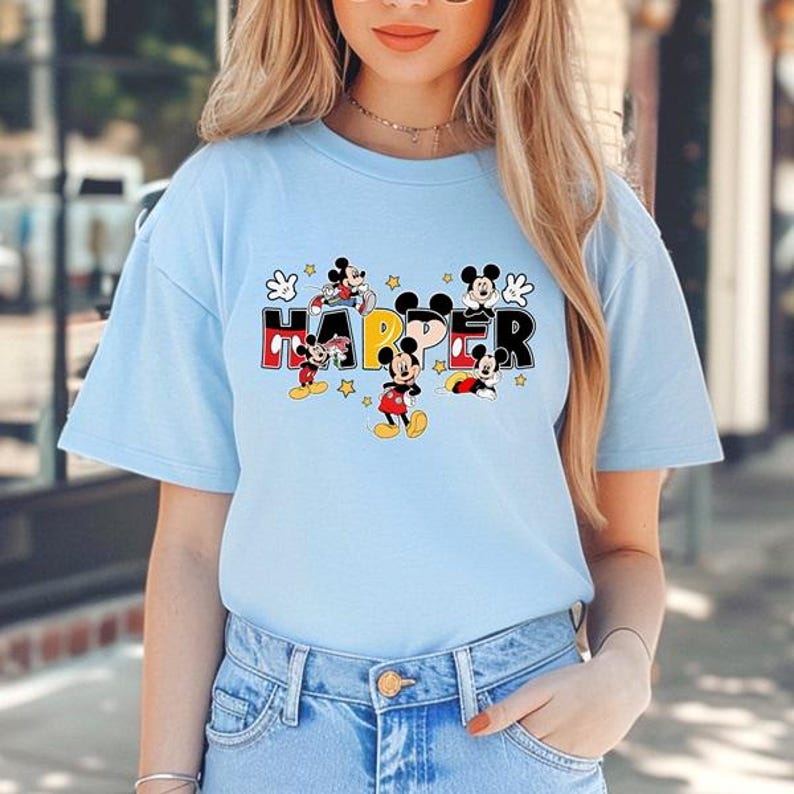 Custom Name Disneyland Mickey Mouse Shirt, Mickey Family Matching Shirts, Mom Dad Disneytrip Shirt, Personalized Mickey Mouse Birthday Tee image 10