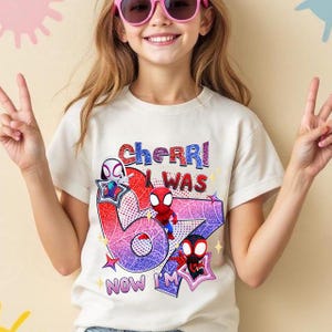 Camiseta de Spidey y sus increíbles amigos para el séptimo cumpleaños, camiseta "Tenía 6 años y ahora tengo 7", camiseta divertida para el séptimo cumpleaños, camiseta de meme 67, cumpleaños de Disneyland Shi imagen 4