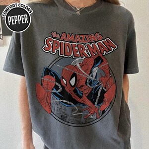 Camiseta de Spider-Man de la colección Brand New Day: Camiseta de Spiderman de los Vengadores del MCU, camiseta Brand New Day, camiseta de Spider-man del MCU, camiseta de Spidey de Tom Holland imagen 5