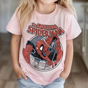 Camiseta de Spider-Man de la colección Brand New Day: Camiseta de Spiderman de los Vengadores del MCU, camiseta Brand New Day, camiseta de Spider-man del MCU, camiseta de Spidey de Tom Holland imagen 7