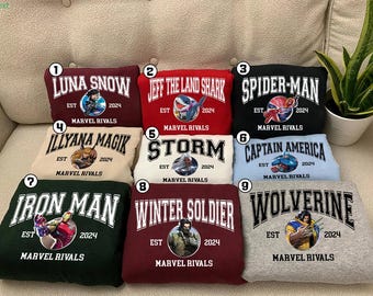 Retro The Amazing Spider-Man Shirt, Jeff The Land Shark Rivals Shirt, Luna Snow Rivals Shirt, Captain America Shirt, Avenger Superhero Shirt