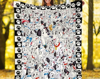 101 dalmatians fleece blanket hotsell