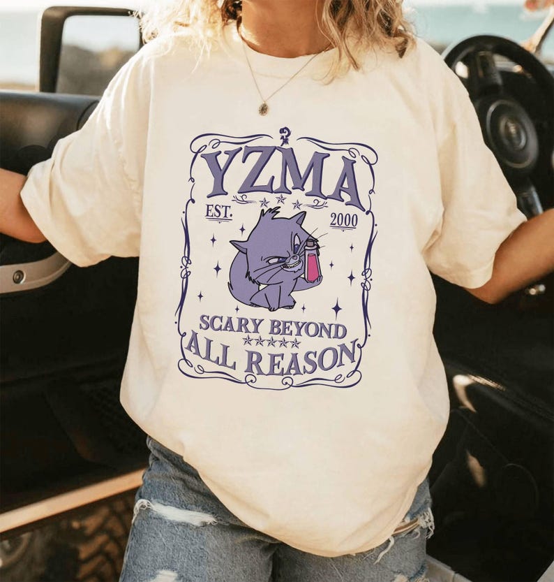 Yzma Cat With Potion Shirt | Villain Emperor’s New Groove Kuzco Tshirt | Yzma Villain | Magic Kingdom Shirt | Family Birthday Shirt image 1