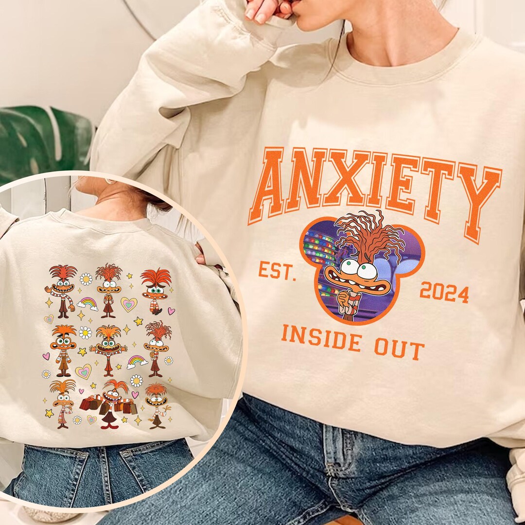 2-sided Anxiety Emotions T-shirt Today is A Core Memory Day Shirt ...