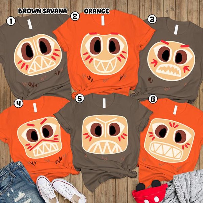 Kakamora Costume,Moana Antagonists Beware The Kakamora Shirt,Coconut Pirate Halloween Cosplay,Halloween Costume,Disneyland Trip Matching Tee afbeelding 1
