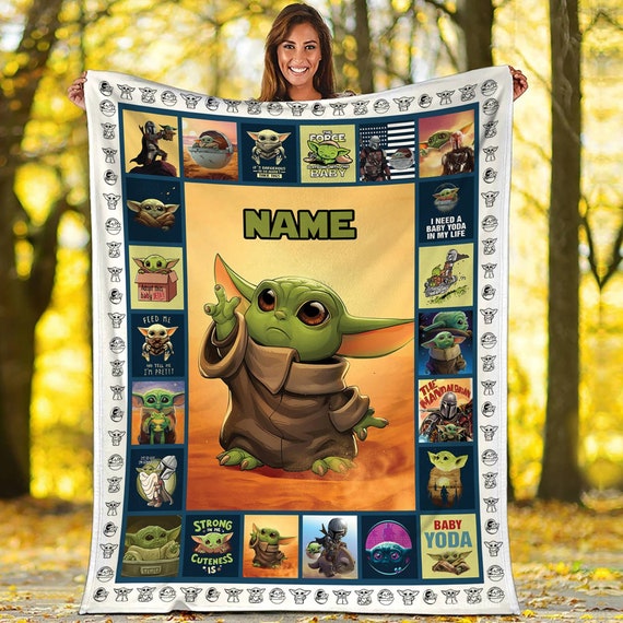 Grogu Amazon Baby Yoda Blanket Lambs Ivy Star Wars Classic Fleece