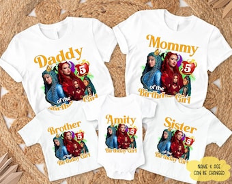 Descendants The Rise of Red Birthday Shirt Descendants Family Shirt Disneyland Villains Family Birthday Shirt Birthday Girl