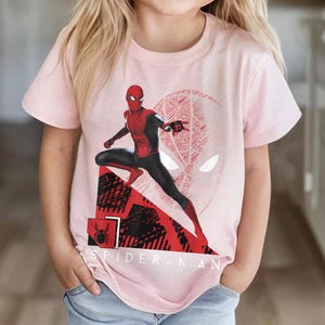 Mcu Spider-Man Far From Home T-Shirt, MCU Comic Book Tee,DisneyBirthday Party Shirt, Disneyland Trip Family Matching Outfits image 6