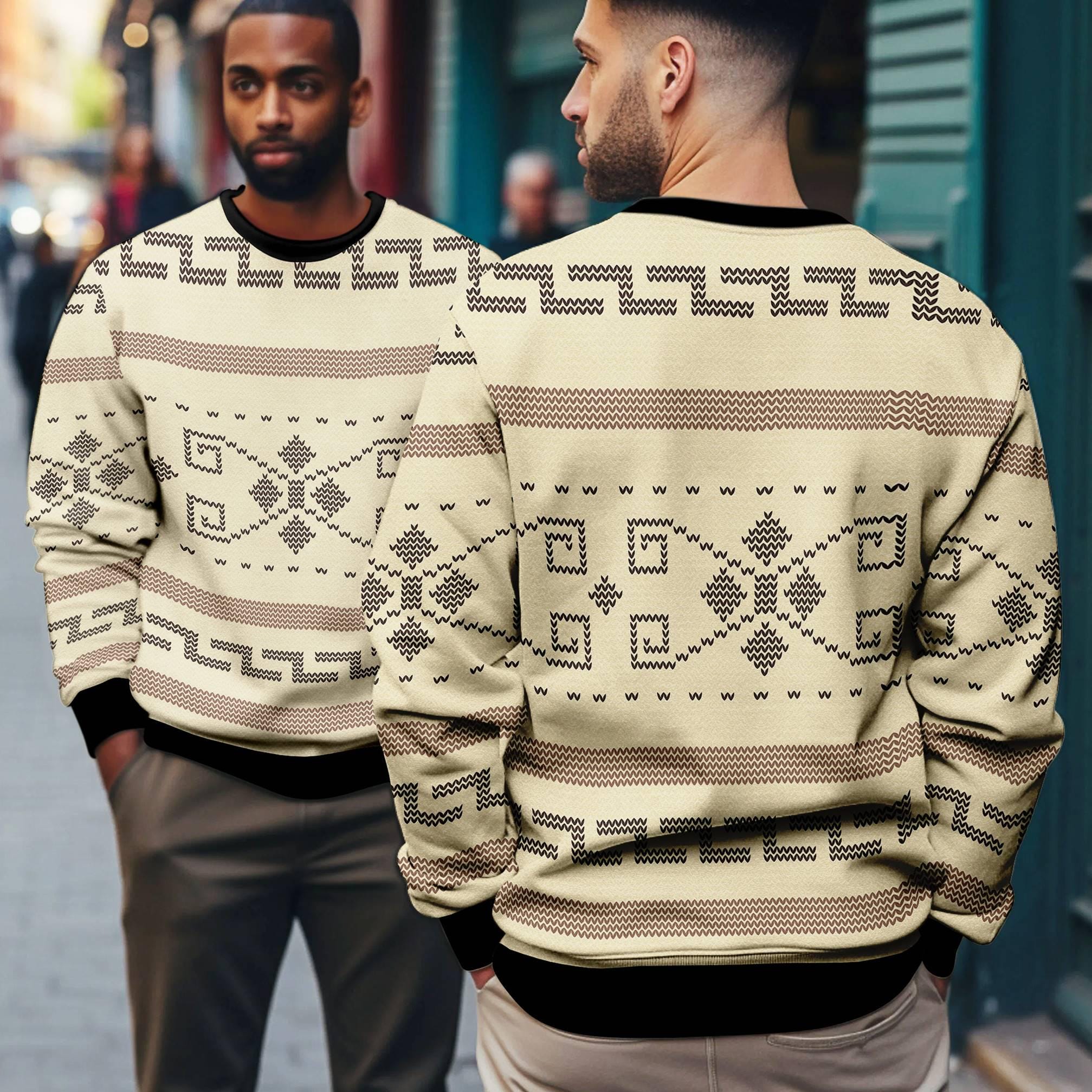 Ugly Christmas Sweater Big Lebowski Etsy
