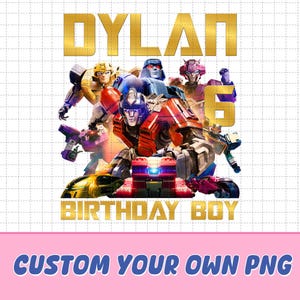 Transformers One Birthday Png Transformers One Family Birthday Png Optimus Prime Bumblebee Family Birthday Png Family Matching Png