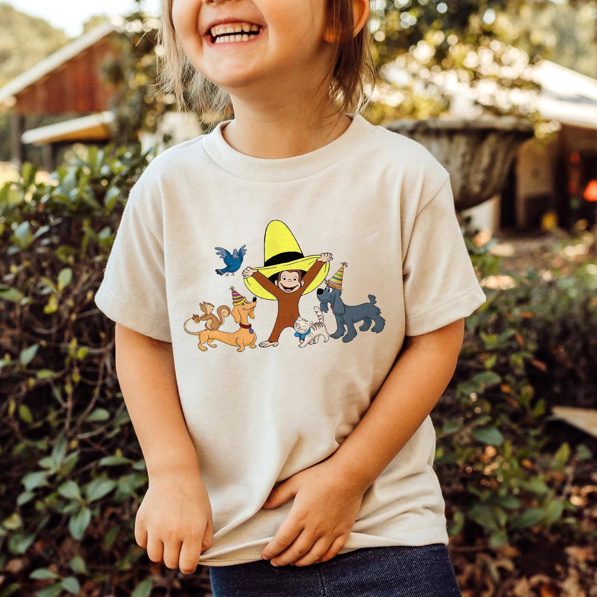 Custom Curious George 2nd Birthday Shirt For Kid