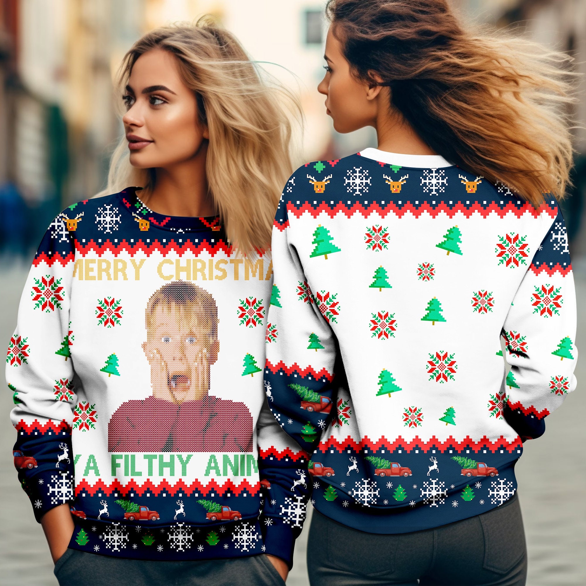 Discover Home Alone Christmas Ugly Sweater, Christmas Movie Ugly Sweater