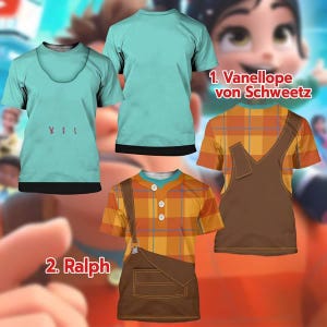 Wreck It Ralph 3D Full Over Print Hoodie Sweatshirt Shirt, Wreck It Ralph Halloween Shirt, Vanellope Von Schweetz, Magic Kingdom Sweatshirt