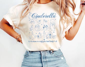 Princess Cinderella Shirt, Vintage Cinderella Shirt, Cinderella Shirt, Disneyland Princess Shirt, Bibbidi Bobbidi Boo Shirt