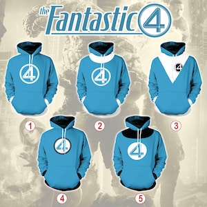 The Fantastic Four First Steps Sweatshirt, Fantastic Four 2025 Hoodie, MCU Reed Richards Cosplay, Fantastic Four Movie Costumes