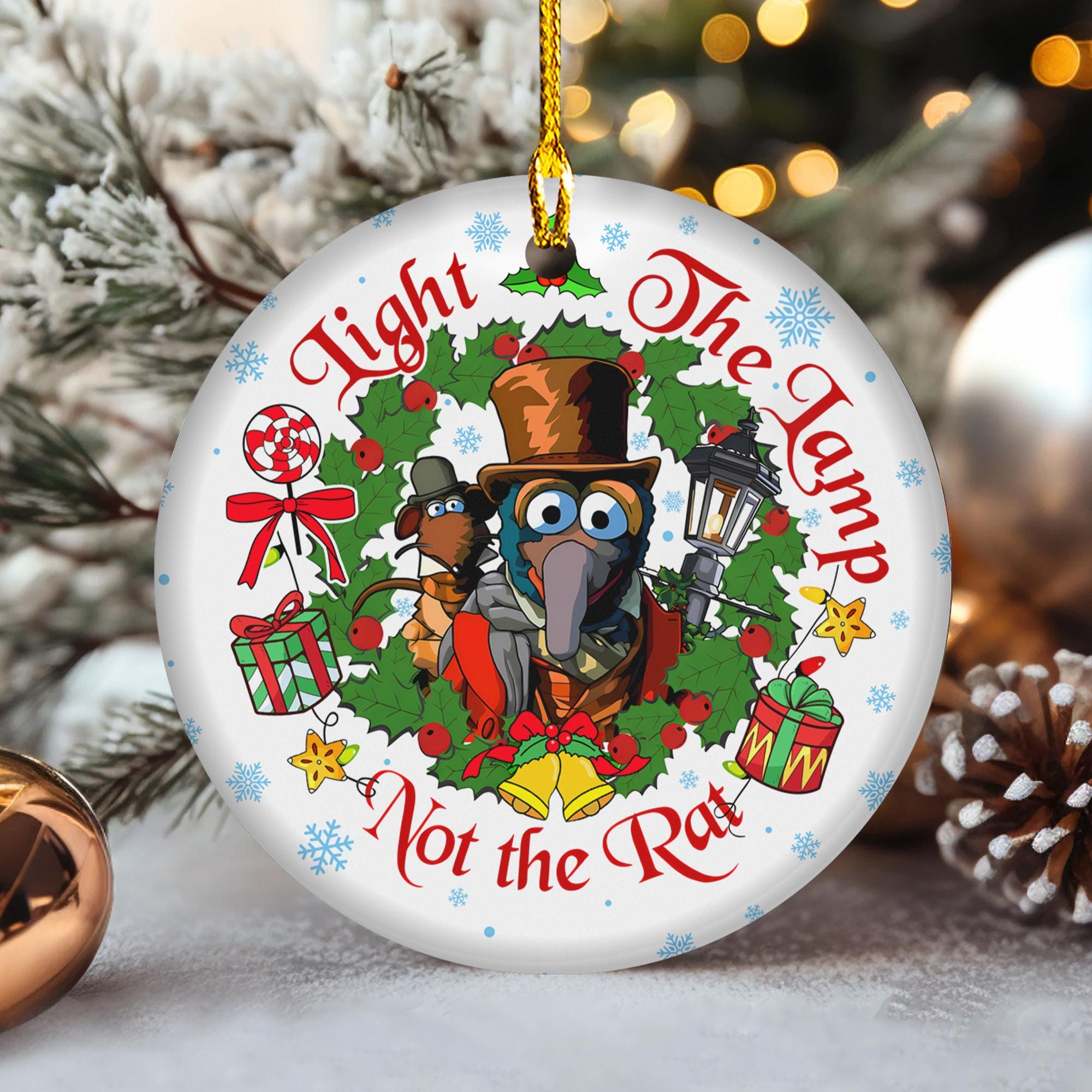Discover Muppet Christmas Carol Ceramic Ornament Rizzo and Gonzo Holiday Decoration Christmas Gift