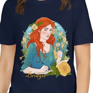 Celtic Goddess Bridgit T-Shirt, Irish Goddess T-Shirt, Women&#39;s T-Shirt