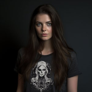 Goddess Hel T-Shirt | Norse Hel | Goddess of the Underworld | Women&#39;s Norse Mythology Shirt