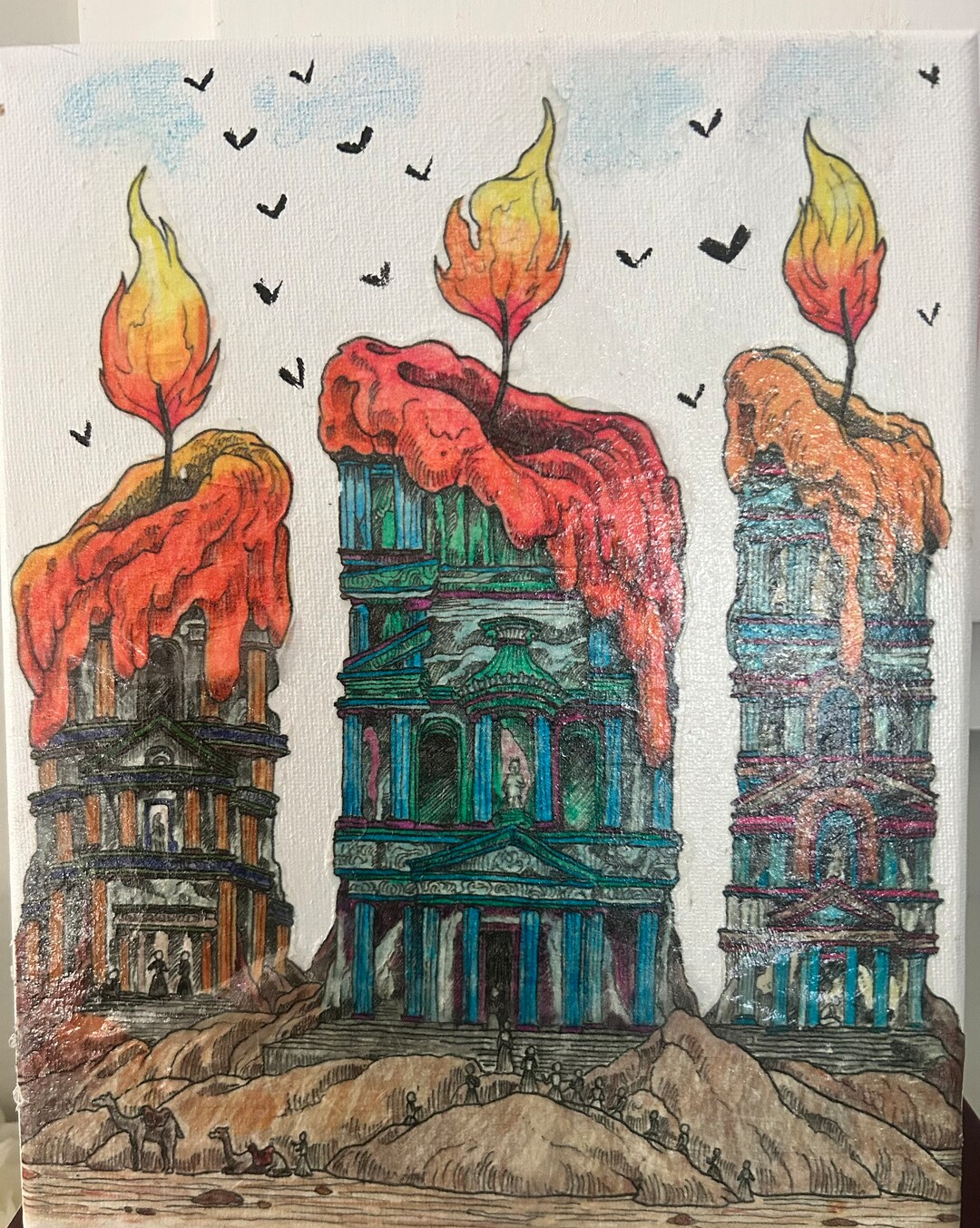 Colored Pencil Art Etsy