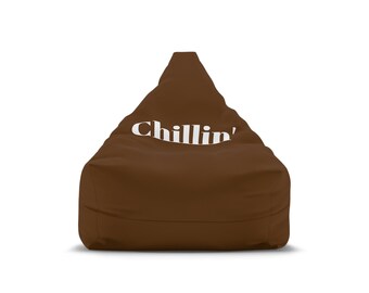 Brown Chillin' Polyester Bean Bag Chair Cover 27'' x 30'' x 25''