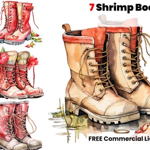 Louisiana Shrimp Boots Clipart B, pink boots png, New Orleans clipart, Fishing clipart, crabbing, swamp, Marsh, southern wetland, Salt life