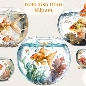 Fish Bowl, Fish art, Aquarelle Transparent Clip Art, PNG, Writer Stationery, Téléchargement numérique, Téléchargement instantané, clip art, Journal, PNG,