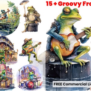 Personnage de dessin animé de grenouille Goovy de la Nouvelle-Orléans, Clipart enfant, pépinière, animé, Clipart Louisiane, grenouille PNG, clipart, musique, Gutair, png, nola png