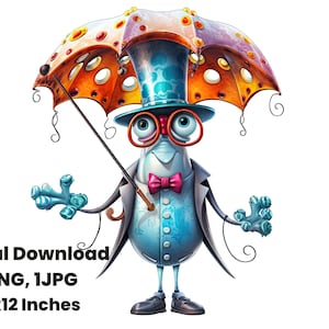 Cartoon Garnalen Aquarel Clipart, Illustratie, digitale print, Krill, Garnalen, sublimatie ontwerp, geanimeerde toon vis, digitale png