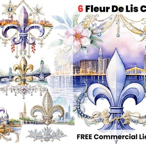Fleur De Lis City, La Nouvelle-Orléans, Fleur Png, Pont, Rivière, Clipart Louisiane, Clipart Nouvelle-Orléans, NOLA PNG, n.o. clipart, Front de rivière png