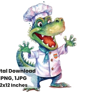 Alligator png, Crocodile, personnage de dessin animé, Clipart enfants, pépinière png, png animé, Louisiane Clipart, Gator PNG, enfants imprime, Gator
