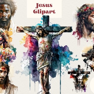 Jésus, Jésus-Christ, Croix, Jésus art, Christian, Art chrétien, Religieux, Clip Art, Aquarelle Floral, PNG, Conceptions de sublimation chrétienne