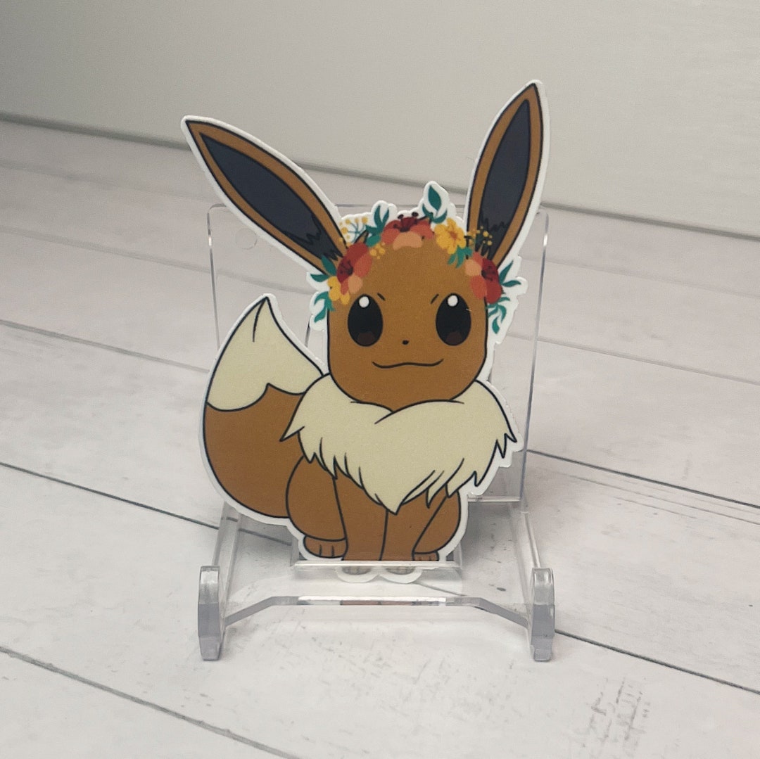 Eevee Flower Crown Sticker Etsy