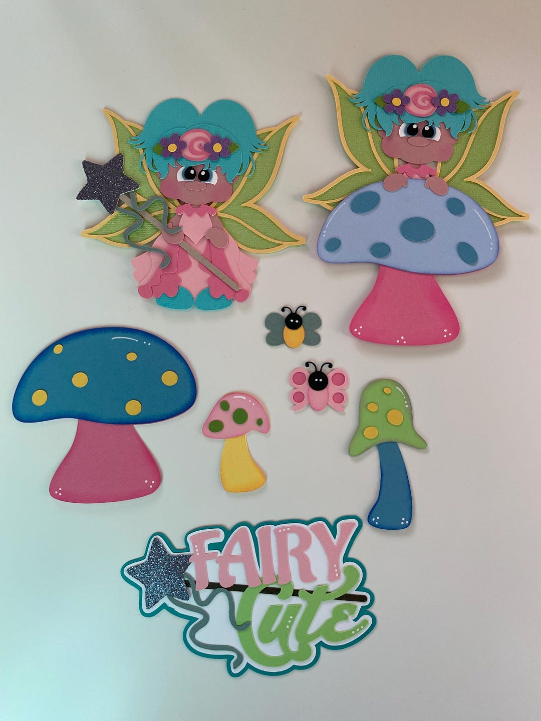 Fairy Cut Die Cut, Fairy Cute Paper Piecing, Fairy Cute Scrapbooking - Etsy