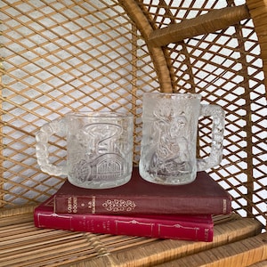 DC Comics Batman Forever Robin and Two-Face 1995 McDonald's Vintage Glass Mugs - sold separately