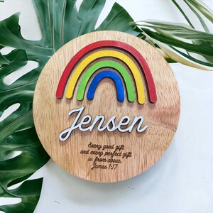 Rainbow DIY kit tenture murale fichier découpé au laser (Lightburn,glowforge,)