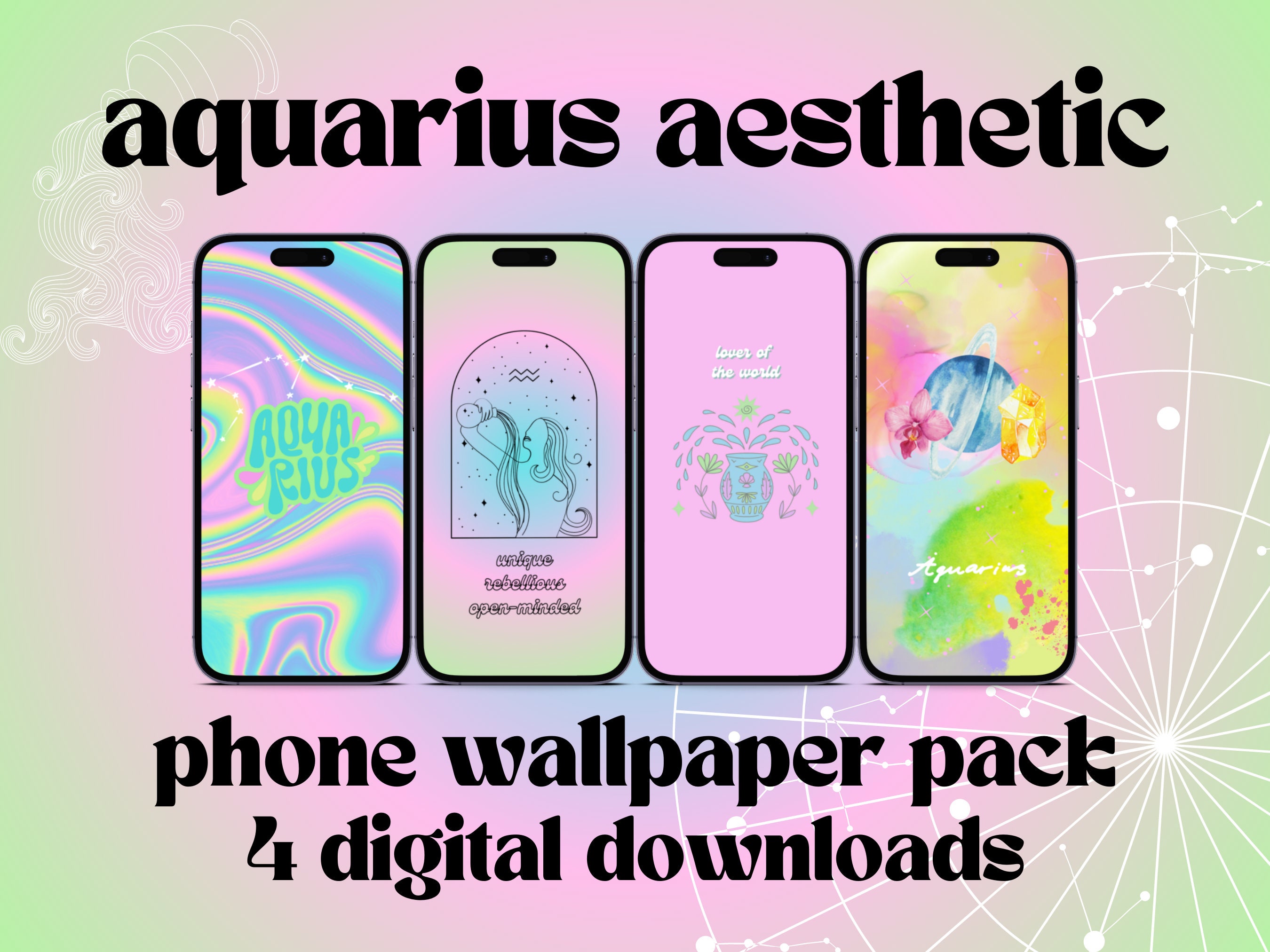 Aquarius Aesthetic Wallpapers  Wallpaper Cave