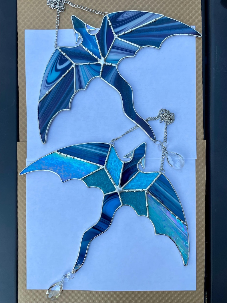 Geometric Flying Dragon Pattern for Stained Glass (Hobby and Commercial) image 7