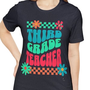 Back to school shirt, third grade teacher gift, educator t-shirt, coach tee, first day of school gift, 3rd grade teacher shirt