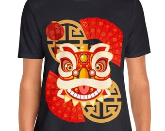 Lunar New year Unisex Jersey Short Sleeve Tee, Chinese Dragon shirt