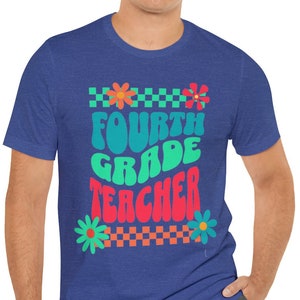 Back to school shirt, fourth grade teacher gift, educator t-shirt, coach shirt, first day of school gift, 4th grade teacher tee