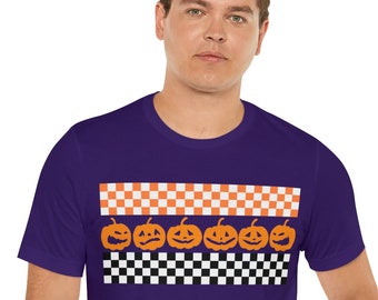 Camiseta de calabaza, camiseta de calabaza, camiseta de Jack-o-Lantern, camiseta de Halloween, camiseta de Halloween, temporada espeluznante, camisetas de otoño
