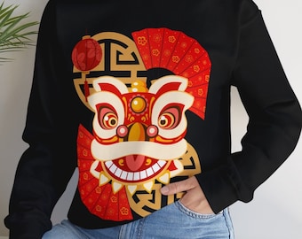 Lunar New Year sweatshirt, Chinese new year sweater, dragon lunar hoodie, year of the dragon sweatshirt, Holiday gift, New year gift