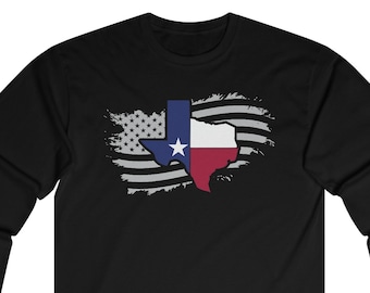 Shirt Texas, T-shirt Texas, T-shirt staatsvlag, verhuiscadeau vriend, Texaans cadeau, shirt Lone Star State