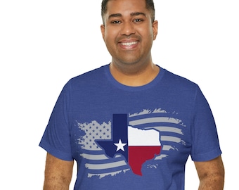 Texas shirt, Texas t-shirt, staat vlag tee, vriend bewegende geschenk, Texaanse geschenk, Lone Star State shirt