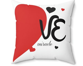 Pillows, Love pillow, housewarming gift, graphic cushion, Gift for Her