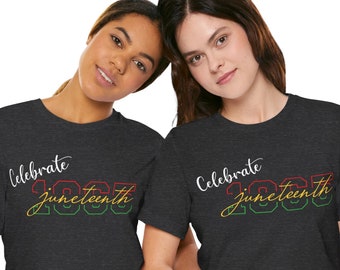 Camiseta Juneteenth de 1865, camiseta de mujer afro, camiseta Juneteenth, camiseta Freedom, camiseta afroamericana, regalo de historia negra